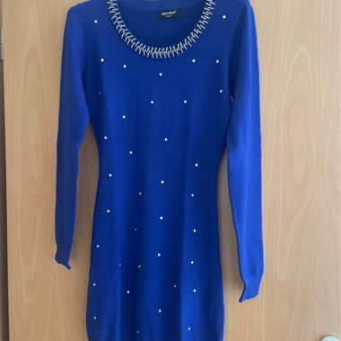 Dress in wool and cashmere blend (one size)