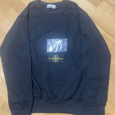 Felpa Stone Island nera