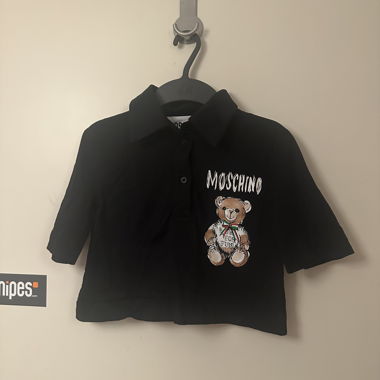 Moschino Black Polo Shirt