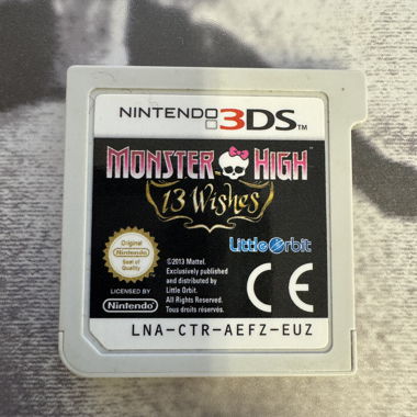 Nintendo 3DS monster high 13 wishes