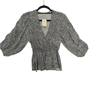 Blouse chemise noire imprimé MAJE Taille 36