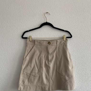 H&M Minirock beige Gr. S