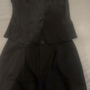 Set corsetto nero
