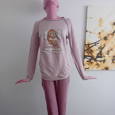 Pyjama, M, zweiteilig, rosa