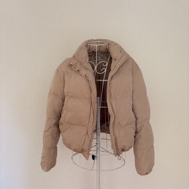 Beige Puffer Jacket
