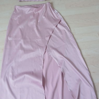 Pink Satin Set