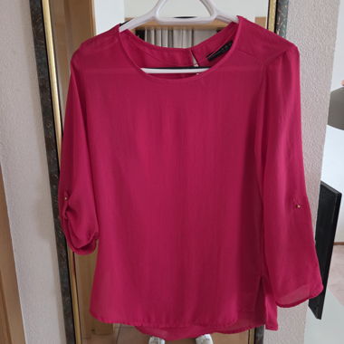 Blouse rose fuchsia