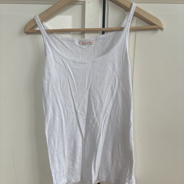 White tank top