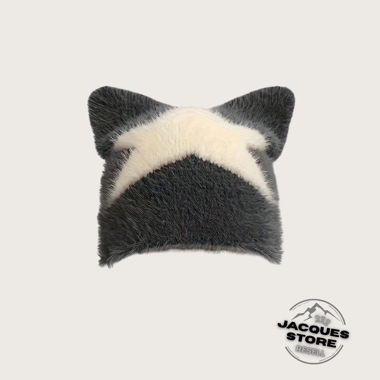 Bonnet Vintage à Oreilles de Chat