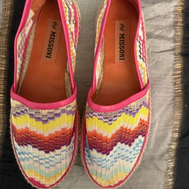 MISSONI multicolour espadrilles size 38