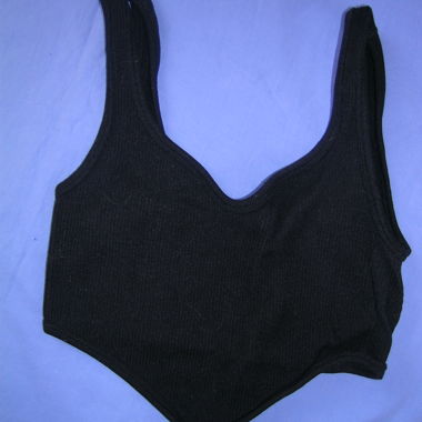 Black Cropped Top