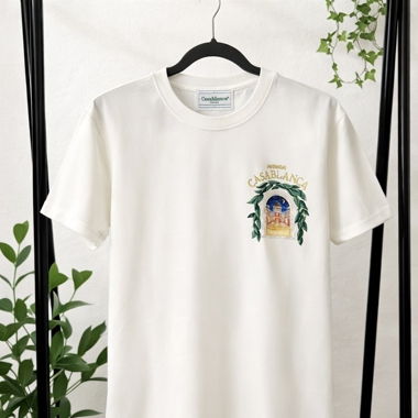 T-shirt bianca Casablanca