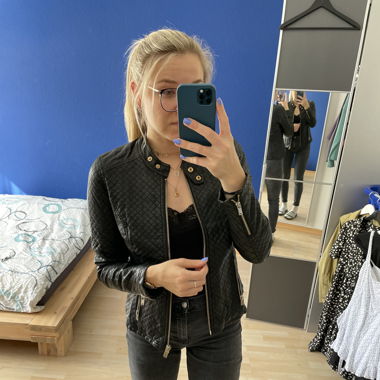 Kunstlederjacke 