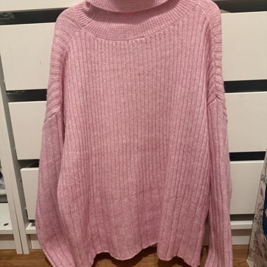 Pinke Strick Pullover 