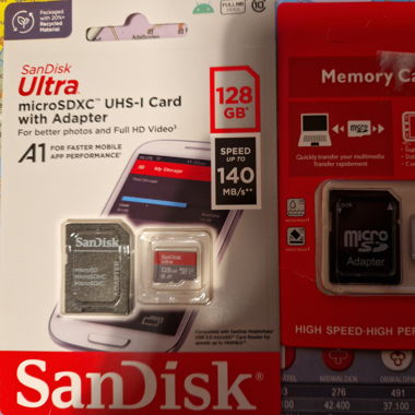 2 sd card neu 1tb+128gb