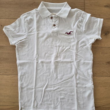 Polo Hollister Blanc Gr. M