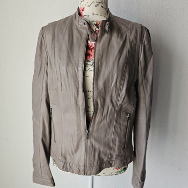 Veste en cuir d'agneau TL