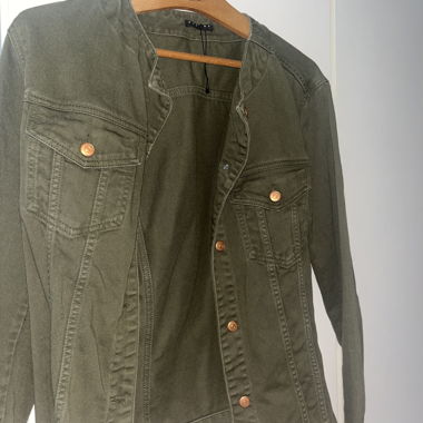 Grüne Jeans Jacke