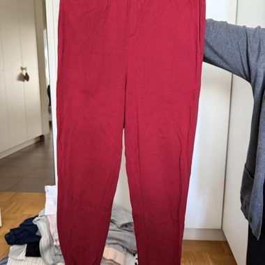 Pantaloni Calvin Klein rossi