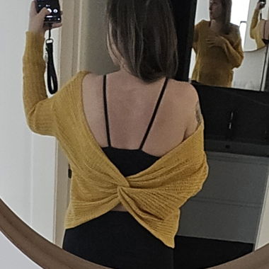 Maglia gialla senape S/M