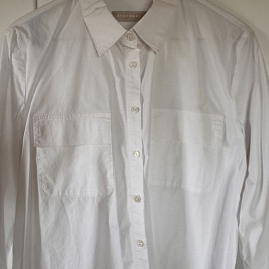 Stefanel white cotton shirt M