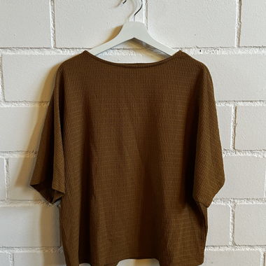 Loose-fitting top, beige