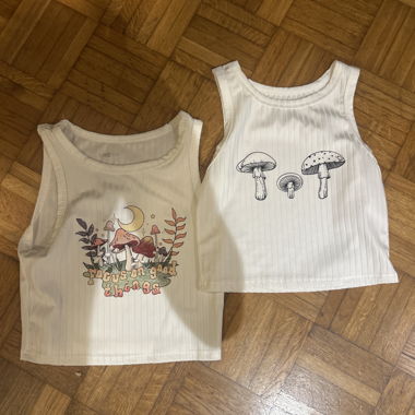 Lot de 2 débardeurs