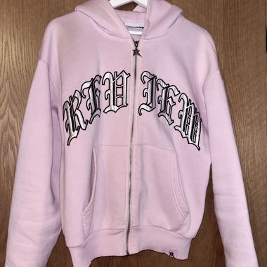 Review Pink Zip Hoodie XS