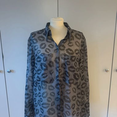 Chemisier Luisa Cerano à motif lèvres