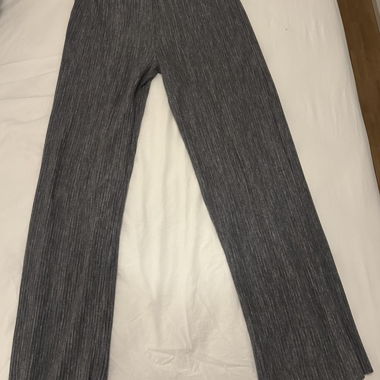 Pantalon en tissu gris