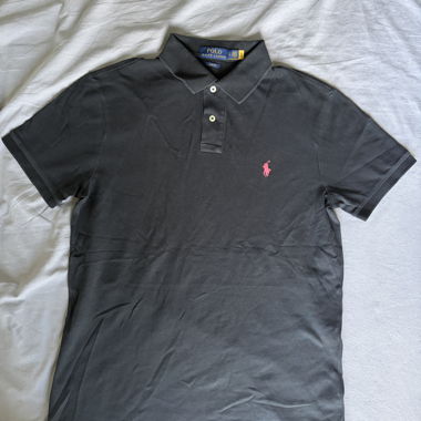 Schwarzes Polo Ralph Lauren Slim Fit
