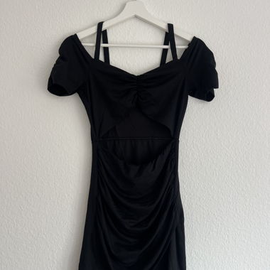 Black mini dress Pamela x NA-KD