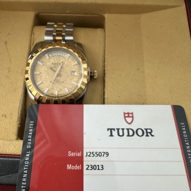 TUDOR Date Day  41 mm ORIGINAL CARD