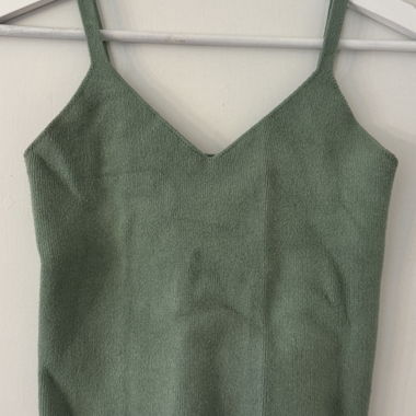 Green tank top