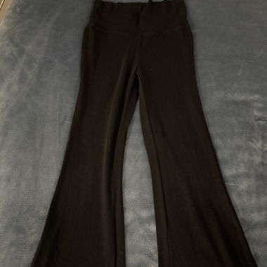 Black High-Waist Pants S