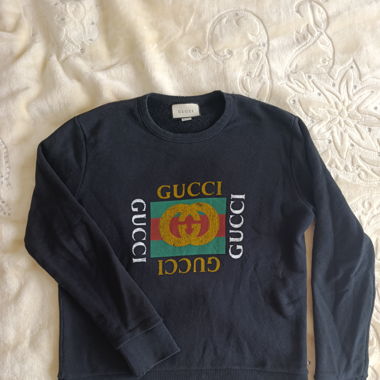 Sweat Gucci vintage Authentique, logo rétro, luxe