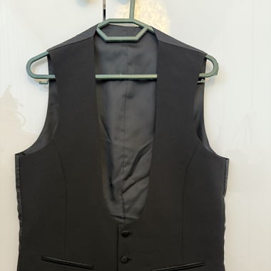 Herren Weste Schwarz Henk ter Horst Gr. 48 Neu