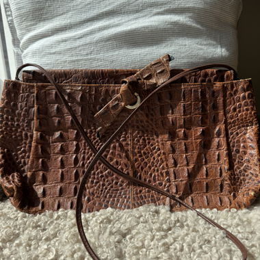 Vintage Kroko Ledertasche