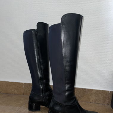 Black high boots 