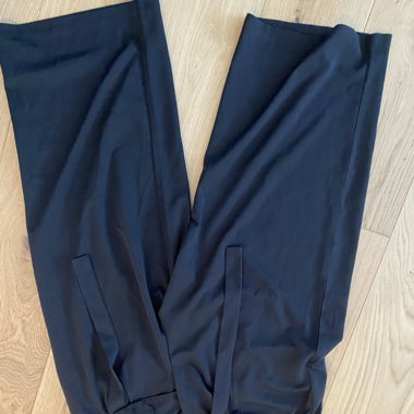 Weite stoffhose 