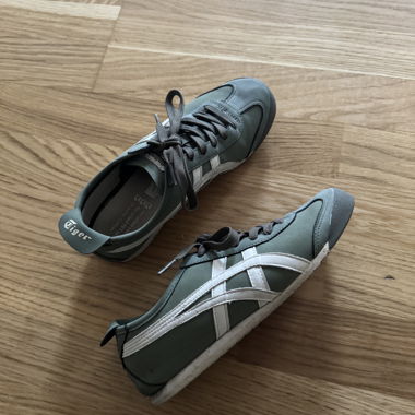 Onitsuka Tiger Sneaker, t. 37,5, vert/blanc