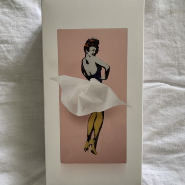 Tissue box - "TissueUp Girl"
