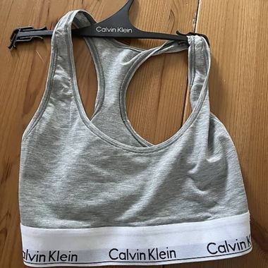 Reggiseno sportivo Calvin Klein grigio M