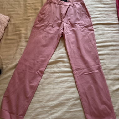 Pantaloni Zara rosa eleganti