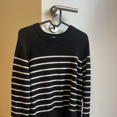 ZARA black & white striped Jumper