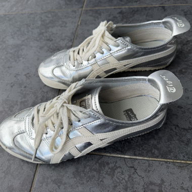 Onitsuka Tiger Silver Shoes