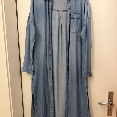 Robe longue en jean