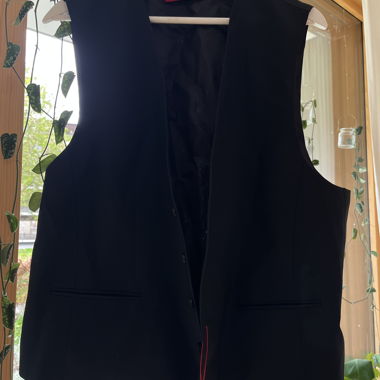 HUGO Black Suit Vest