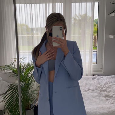 Completo Zara blu