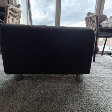 Pouf ottomano nero